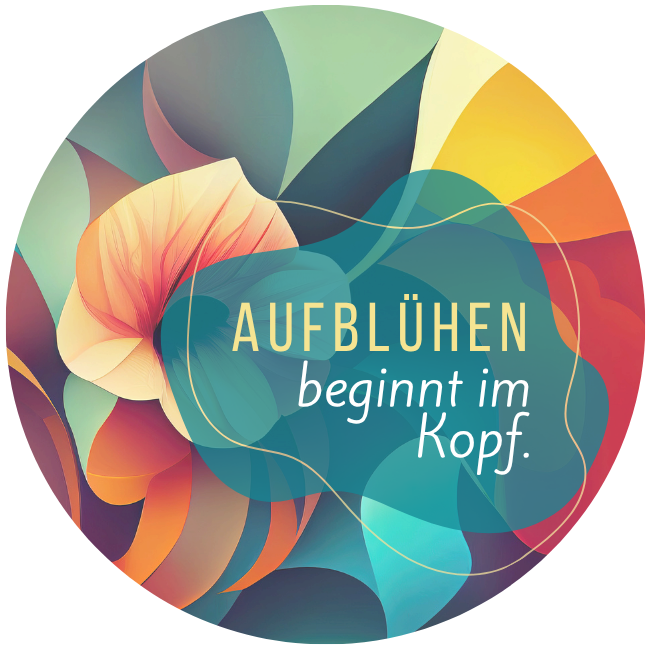 Öffnet die Seite 'Aufblühen beginnt im Kopf.'