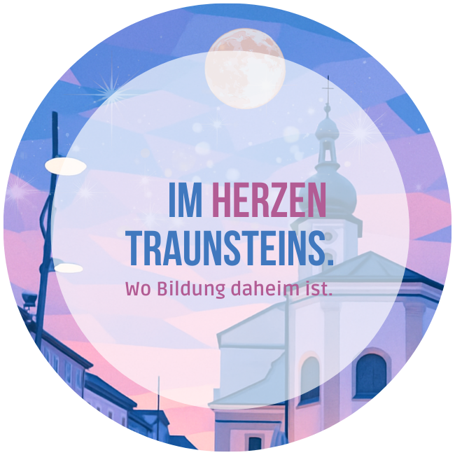 Öffnet die Seite 'Im Herzen Traunsteins. Wo Bildung daheim ist. – Das neue vhs-Programm'